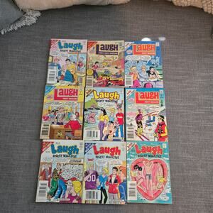 vintage Archie Laugh Digest Magazine comic books lot of 9